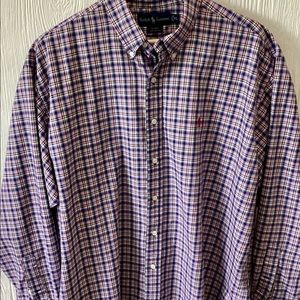 Ralph Lauren Men’s Blake Button Down Long Sleeved Shirt Size XL🌺🌺